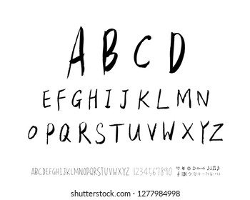 Vector fonts / Handwritten calligraphy