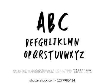 Vector fonts / Handwritten calligraphy