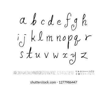 Vector fonts / Handwritten calligraphy