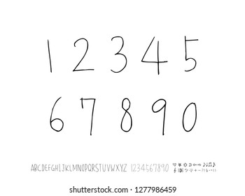 Vector fonts / Handwritten calligraphy