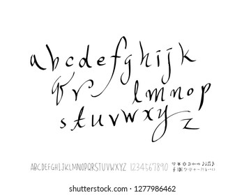 Vector fonts / Handwritten calligraphy