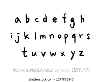 Vector fonts / Handwritten calligraphy