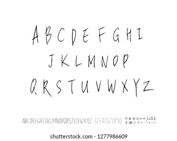 Vector fonts / Handwritten calligraphy
