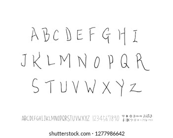 Vector fonts / Handwritten calligraphy