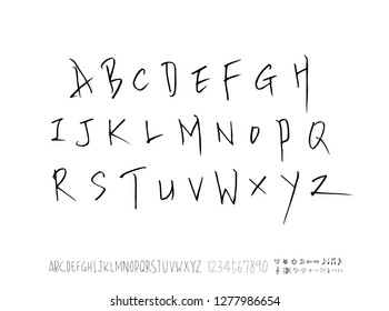 Vector fonts / Handwritten calligraphy