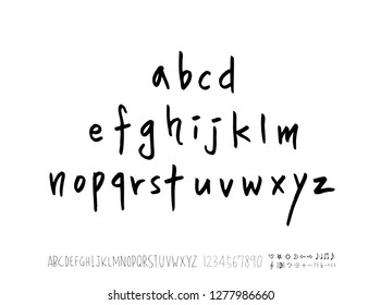 Vector fonts / Handwritten calligraphy