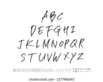 Vector fonts / Handwritten calligraphy