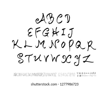 Vector fonts / Handwritten calligraphy