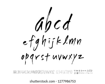 Vector fonts / Handwritten calligraphy