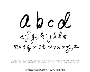 Vector fonts / Handwritten calligraphy