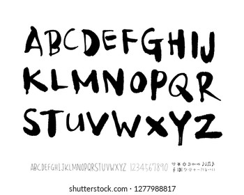 Vector fonts / Handwritten calligraphy