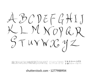 Vector fonts / Handwritten calligraphy