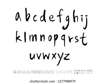 Vector fonts / Handwritten calligraphy