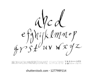 Vector fonts / Handwritten calligraphy