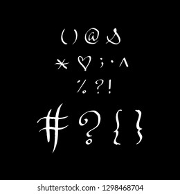 Vector fonts / Handwritten calligraphy