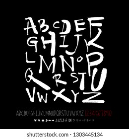 Vector fonts / Handwritten calligraphy 