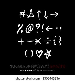 Vector fonts / Handwritten calligraphy 