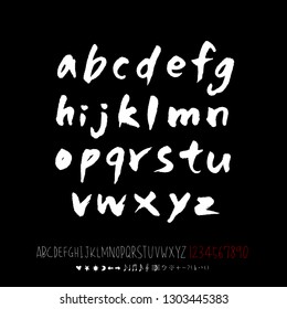 Vector fonts / Handwritten calligraphy 