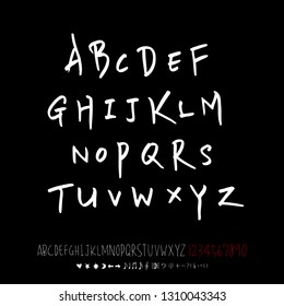 Vector fonts / Handwritten calligraphy 