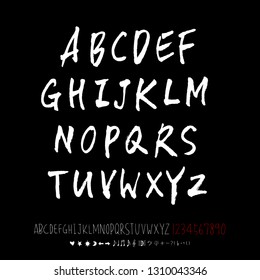 Vector fonts / Handwritten calligraphy 