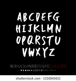 Vector fonts / Handwritten calligraphy 