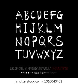 Vector fonts / Handwritten calligraphy 