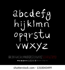 Vector fonts / Handwritten calligraphy 