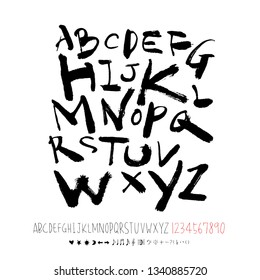 Vector fonts / Handwritten calligraphy 