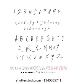 Vector fonts / Handwritten calligraphy 