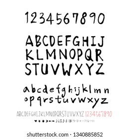 Vector fonts / Handwritten calligraphy 