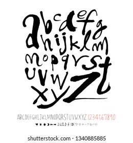 Vector fonts / Handwritten calligraphy 