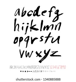 Vector fonts / Handwritten calligraphy 