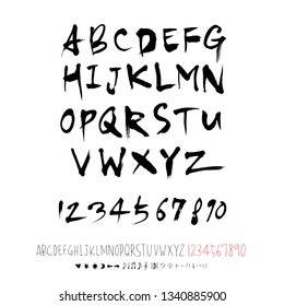 Vector fonts / Handwritten calligraphy 