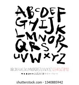 Vector fonts / Handwritten calligraphy 