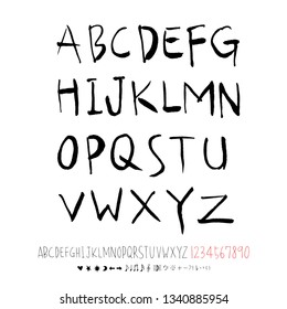 Vector fonts / Handwritten calligraphy 