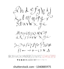 Vector fonts / Handwritten calligraphy 