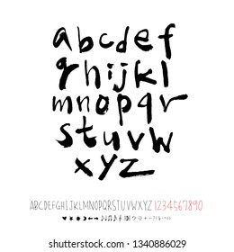 Vector fonts / Handwritten calligraphy 