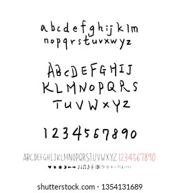 Vector fonts / Handwritten calligraphy