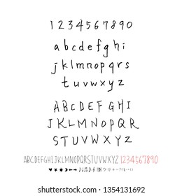 Vector fonts / Handwritten calligraphy