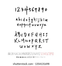 Vector fonts / Handwritten calligraphy