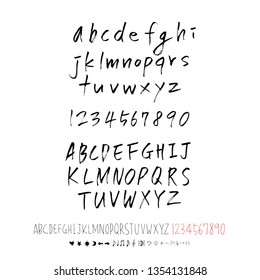 Vector fonts / Handwritten calligraphy