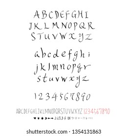 Vector fonts / Handwritten calligraphy