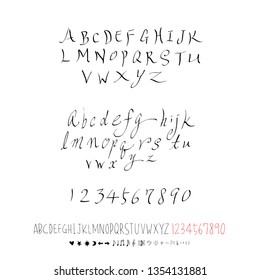 Vector fonts / Handwritten calligraphy