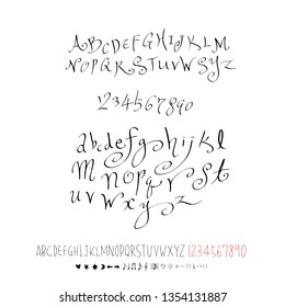 Vector fonts / Handwritten calligraphy