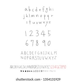 Vector fonts / Handwritten calligraphy