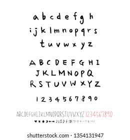 Vector fonts / Handwritten calligraphy