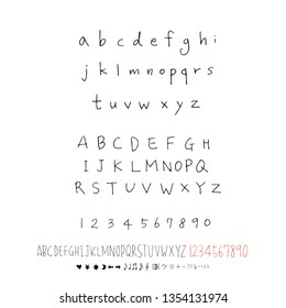 Vector fonts / Handwritten calligraphy