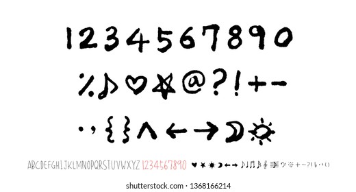Vector fonts / Handwritten calligraphy 