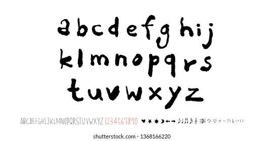 Vector fonts / Handwritten calligraphy 