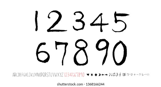 Vector fonts / Handwritten calligraphy 
